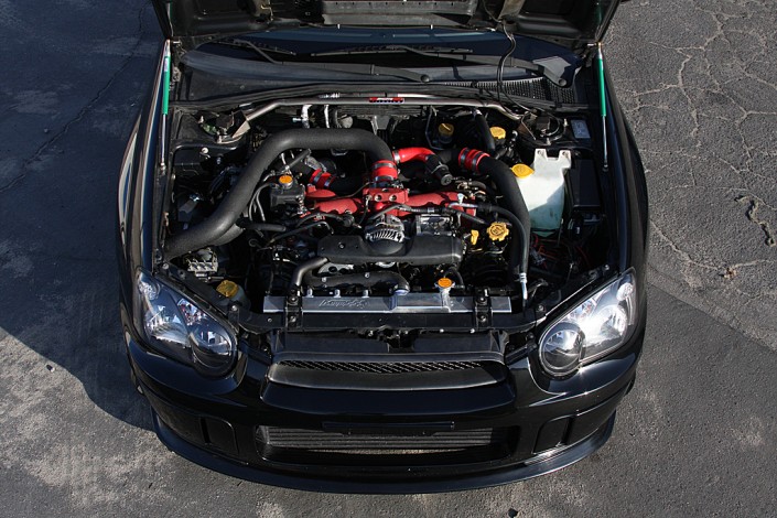 Wood STi - Full Motor bay shot