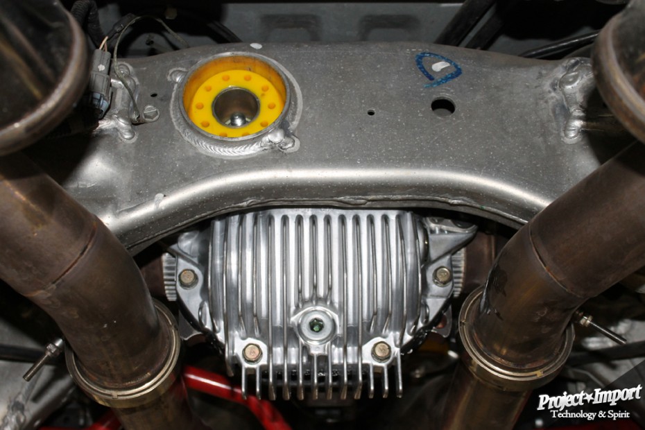 350z G35 WHITELINE differential bushing installed