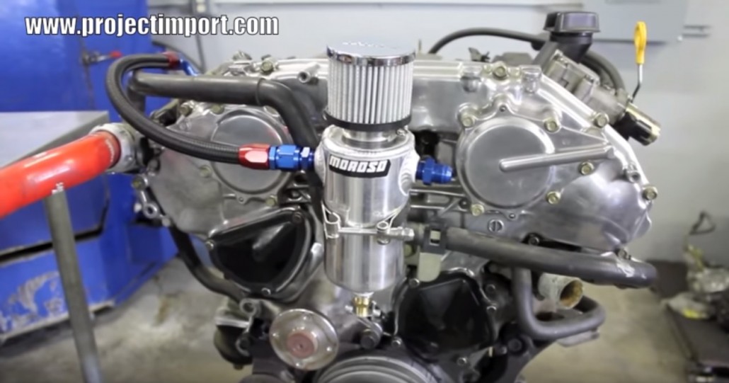 PI VQ35 crank case breather kit